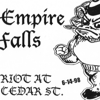 Empire Falls - Riot At Cedar Street Live CD