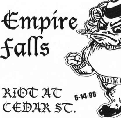 Empire Falls - Riot At Cedar Street Live CD